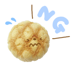 Cute Melonpan sticker #13973616