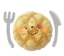 Cute Melonpan sticker #13973619