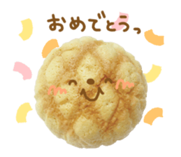 Cute Melonpan sticker #13973621