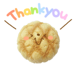 Cute Melonpan sticker #13973624