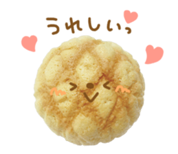 Cute Melonpan sticker #13973625