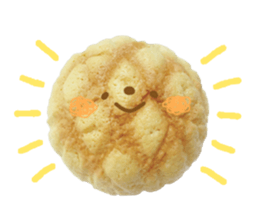 Cute Melonpan sticker #13973629