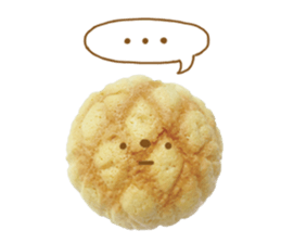 Cute Melonpan sticker #13973633