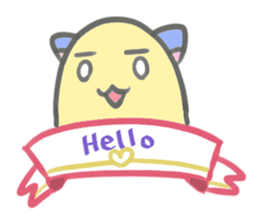 Ribonmayuneko sticker #13973782