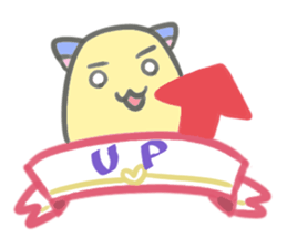 Ribonmayuneko sticker #13973787