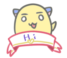 Ribonmayuneko sticker #13973794