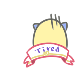 Ribonmayuneko sticker #13973795