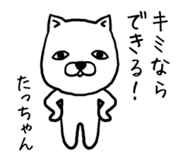 Tachan dog sticker #13974690