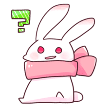 Usually,cat and rabbit sticker #13974708