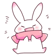 Usually,cat and rabbit sticker #13974723
