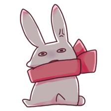 Usually,cat and rabbit sticker #13974727