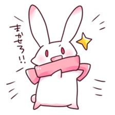 Usually,cat and rabbit sticker #13974729