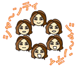 Yoga Sticker of Kaorin 4 sticker #13974768