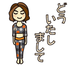 Yoga Sticker of Kaorin 4 sticker #13974783