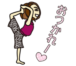 Yoga Sticker of Kaorin 4 sticker #13974790