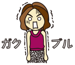 Yoga Sticker of Kaorin 4 sticker #13974794