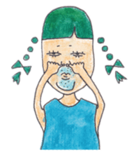 Girly hag sticker #13975023