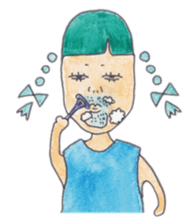 Girly hag sticker #13975025