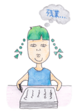 Girly hag sticker #13975045