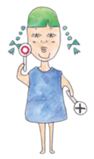 Girly hag sticker #13975049