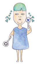 Girly hag sticker #13975050