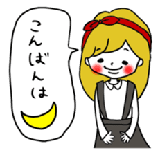 Cute girls sticker (Japanese Honorifics) sticker #13975168