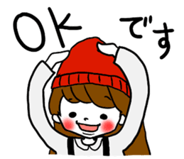 Cute girls sticker (Japanese Honorifics) sticker #13975178