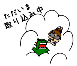 Hero and fairy tale. sticker #13975367