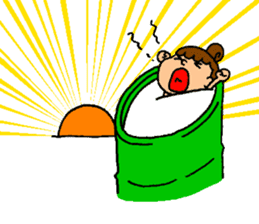 Hero and fairy tale. sticker #13975376