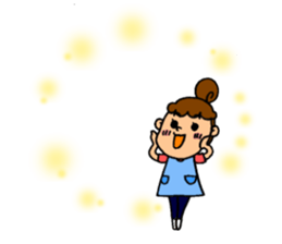 Hero and fairy tale. sticker #13975404