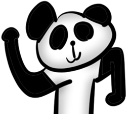 Scary Panda sticker #13975598