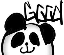 Scary Panda sticker #13975599