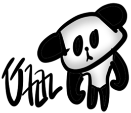 Scary Panda sticker #13975603