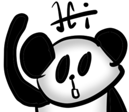 Scary Panda sticker #13975604