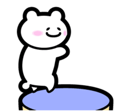 Bowl bear sticker #13975709