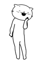 Moving cute cat "NUKO-SAN" sticker #13976433