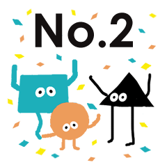 Shape stickers No.2 (Japanese ver.)