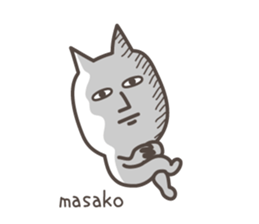 MASAKO's basic pack,cute kitten sticker #13976998