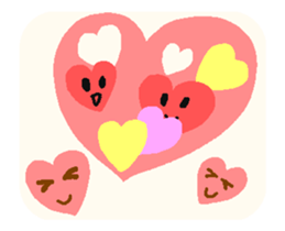 Heart mark color and design Vol.1 sticker #13977012