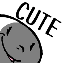 The considerate man with a sinister face sticker #13977190