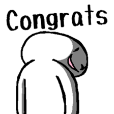 The considerate man with a sinister face sticker #13977197