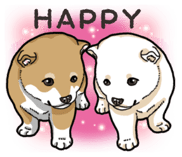 Wanko-Biyori Puppy of Shiba Inu sticker #13977729