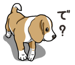 Wanko-Biyori Beagle Lemon sticker #13977893