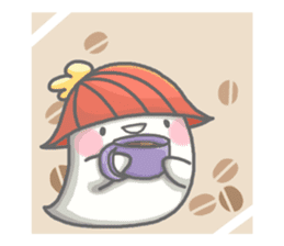 cute Mochi ghost(2) sticker #13978438