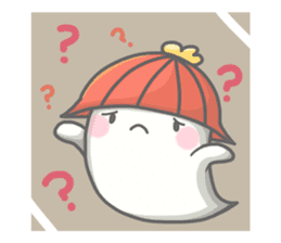 cute Mochi ghost(2) sticker #13978444