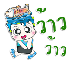 Mr. Shimura. Love Fish.^_^ sticker #13978559