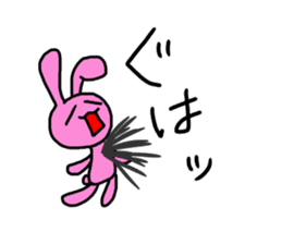 Simple rabbit. by Saichibi sticker #13978636