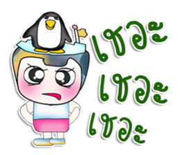 Mr. Kanaki. Love Penguin. sticker #13978762
