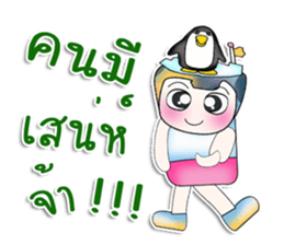 Mr. Kanaki. Love Penguin. sticker #13978763