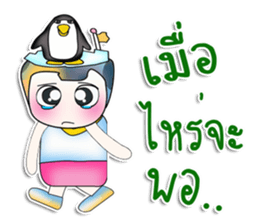 Mr. Kanaki. Love Penguin. sticker #13978767